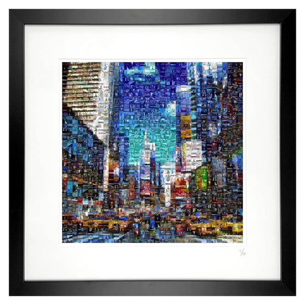framed Times Square art