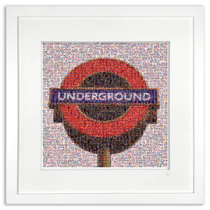 london underground mosaic art