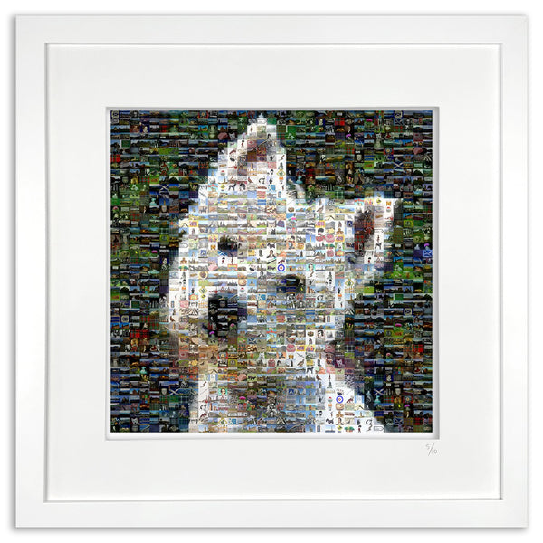 framed West Highland Terrier print