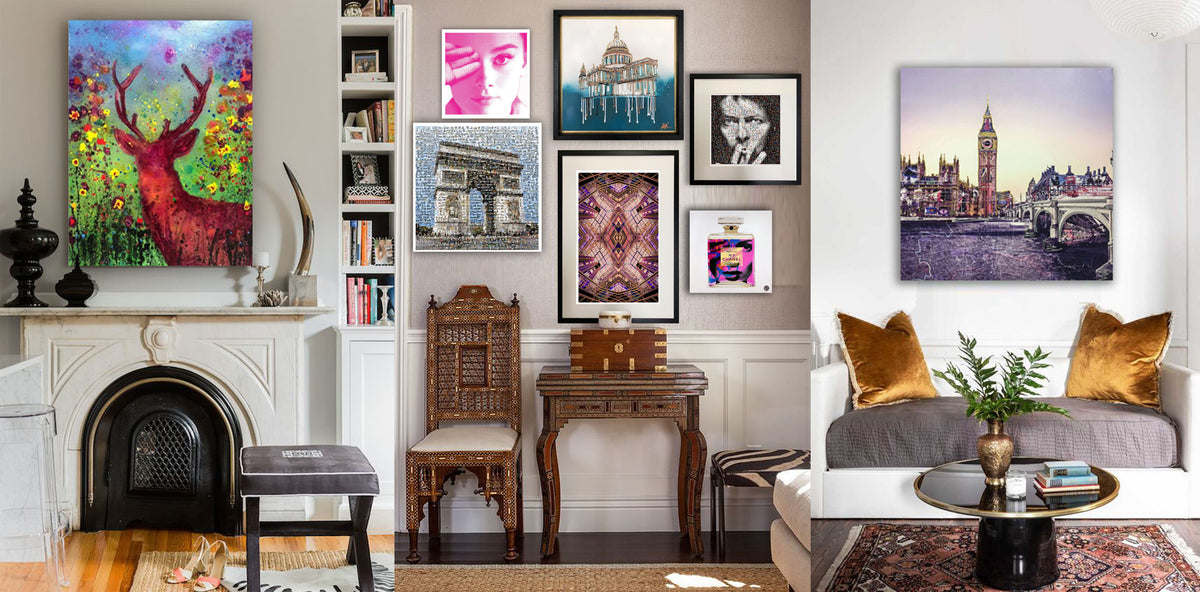 How to add modern art into a traditional home. – Rare Interior Art