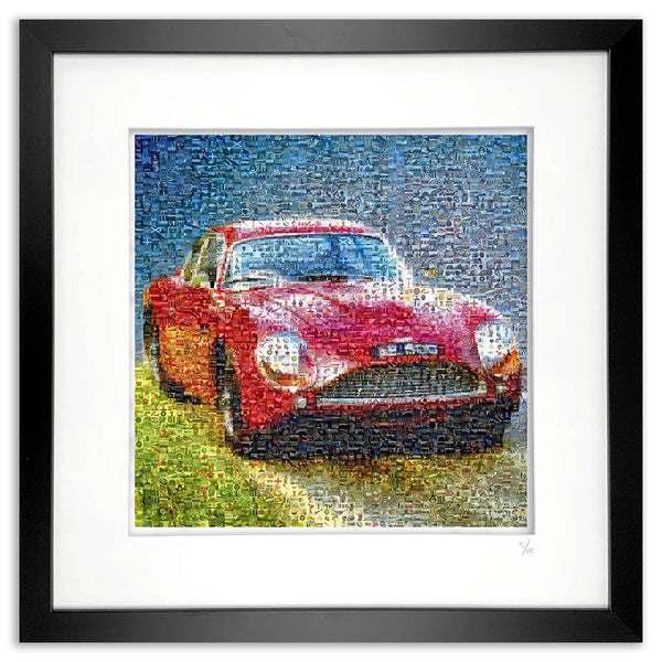 Aston Martin mosaic art