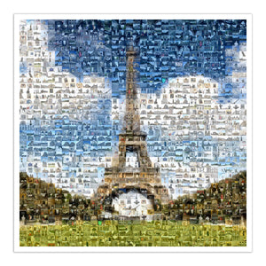 Eiffel tower art