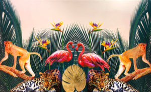 Hand embellished wildlife art