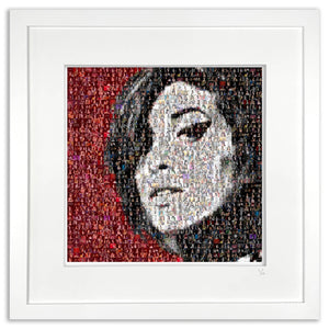 Amy Winehouse mosaic art