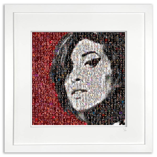 Amy Winehouse mosaic art