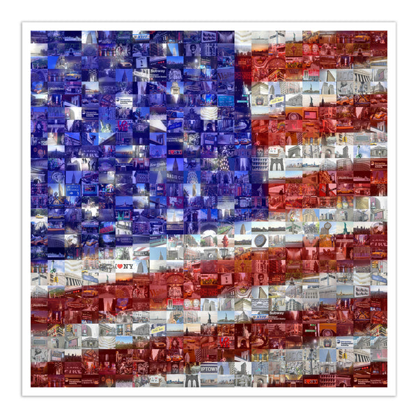 US flag art