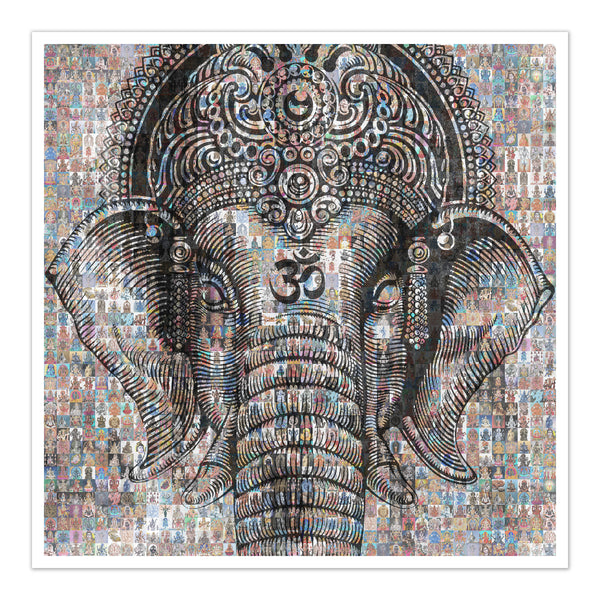Ganesh mosaic art